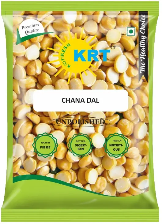 KRT Kritikesh Unpolished Chana Dal (1 Kg)