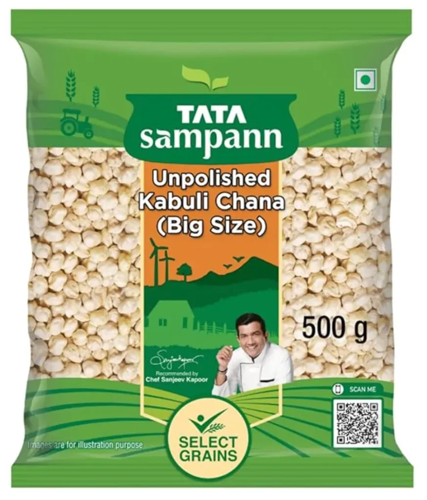 Tata Sampann Kabuli chana (Safed Chole) 500g
