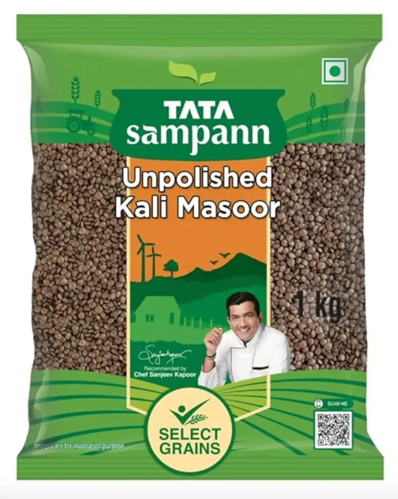 Tata Sampann kali Masoor/Sabut Masoor 1 Kg