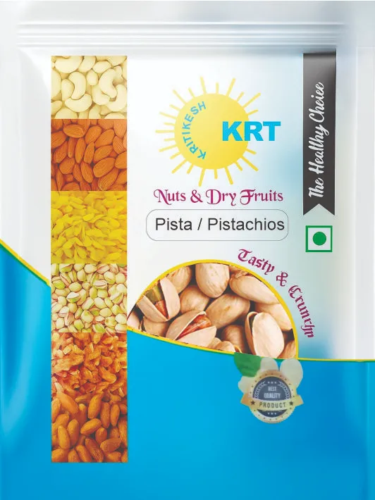 KRT Kritikesh Pista / Pistachios (Roasted) 200gx5 (1 Kg)