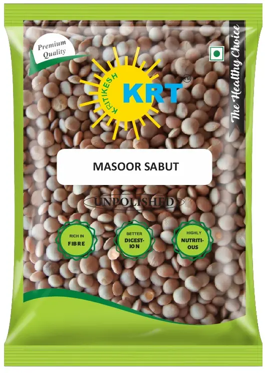 KRT Kritikesh  Unpolished Kali Masoor Sabut (500 g)