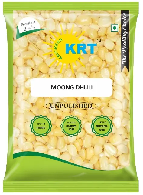 KRT Kritikesh Unpolished Moong Dhuli (500 g)