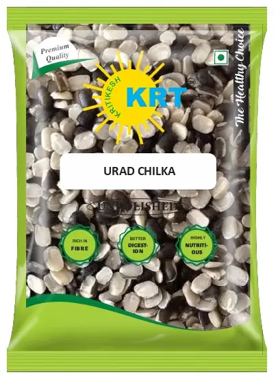 KRT Kritikesh Unpolished Urad Chilka (1 Kg)